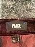 Paige Burgundy Jeans Size 27 waist - photo 7
