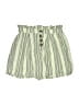 American Eagle Outfitters 100% Viscose Stripes Green Shorts Size XS - photo 1