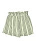 American Eagle Outfitters 100% Viscose Stripes Green Shorts Size XS - photo 2