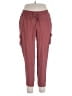 Assorted Brands Solid Burgundy Casual Pants Size XL - photo 1