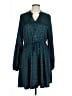 Shein 100% Polyester Teal Casual Dress Size 12 - photo 1