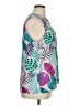 Violet & Claire 100% Polyester Tropical Teal Sleeveless Blouse Size XL - photo 4