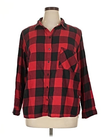 Divided by H&M Long Sleeve Button-Down Shirt (view 1)
