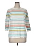 Talbots Outlet 100% Cotton Stripes White Pullover Sweater Size 0X - photo 1