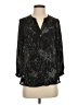 Willi Smith Black 3/4 Sleeve Blouse Size S - photo 1