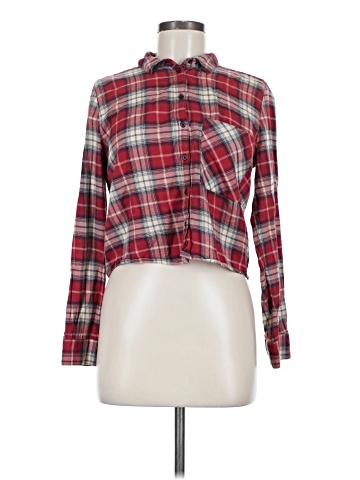 Zara Basic Long Sleeve Button-Down Shirt (view 1)