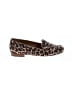 Jon Josef Animal Print Brown Tan Flats Size 7 - photo 1