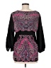 Tibi 100% Silk Black Blouse Size 8 - photo 2