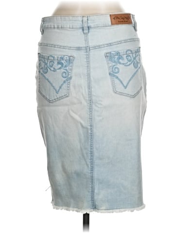 Suzanne Betro Denim Skirt (view 2)
