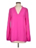 Crosby Pink Long Sleeve Blouse Size S - photo 1