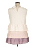 Weekend Suzanne Betro Ivory Sleeveless Blouse Size XL - photo 2