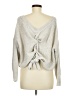 Express Outlet 100% Acrylic Metallic Silver Pullover Sweater Size M - photo 2