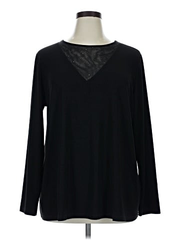 Dennis by Dennis Basso Long Sleeve Top (view 1)