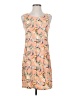 Bermuda Trader Print Orange Casual Dress Size S - photo 1