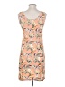 Bermuda Trader Print Orange Casual Dress Size S - photo 2