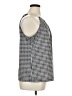 MICHAEL Michael Kors Houndstooth Gray Sleeveless Blouse Size XL - photo 4