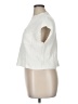 Anrabess 100% Rayon Ivory Short Sleeve Top Size XL (estimated) - photo 5