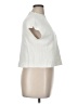 Anrabess 100% Rayon Ivory Short Sleeve Top Size XL (estimated) - photo 4