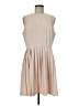 H&M 100% Polyester Tan Casual Dress Size M - photo 1