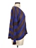 Splendid Chevron-herringbone Blue Pullover Sweater Size M - photo 4
