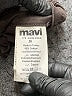 mavi Chevron-herringbone Black Jeans Size 26 waist - photo 7