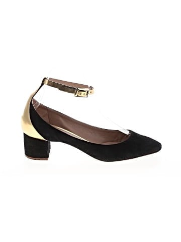 Chloé Leather Block Heel Ankle Strap Pumps (view 1)