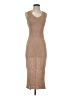 Shein 100% Polyester Tan Cocktail Dress Size 2 - photo 1