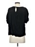 Madewell 100% Viscose Black Short Sleeve Blouse Size S - photo 2