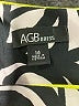 AGB Graphic Black Cocktail Dress Size 14 - photo 7