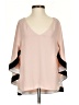 BCBGMAXAZRIA Pink 3/4 Sleeve Blouse Size XXS - photo 1