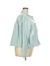 Lane Bryant 100% Cotton Teal Jacket Size 22 - 24 - photo 4