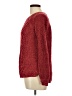 Faded Glory Tweed Red Pullover Sweater Size L - photo 5