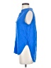 Cloth & Stone 100% Rayon Blue Sleeveless Blouse Size XS - photo 5