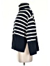 Gap 100% Cotton Stripes Blue Turtleneck Sweater Size XS - photo 5