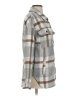 Unbranded 100% Polyester Plaid Gray Coat Size S - photo 4