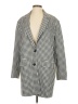 Nasty Gal Inc. 100% Polyester Houndstooth Gray Blazer Size 4 - photo 1