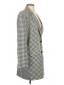 Nasty Gal Inc. 100% Polyester Houndstooth Gray Blazer Size 4 - photo 4