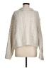H&M Chevron-herringbone Ivory Turtleneck Sweater Size M - photo 1