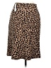 Ann Taylor Animal Print Brown Casual Skirt Size 0 - photo 2