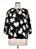 Croft & Barrow Black 3/4 Sleeve Blouse Size XL (petite) - photo 1