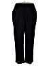 R&M Richards Solid Black Casual Pants Size XXL (estimated) - photo 1