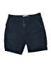 Assorted Brands Solid Blue Cargo Shorts Size 32 waist - photo 1