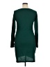 Leith Solid Green Cocktail Dress Size XL - photo 2