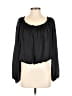 MICHAEL Michael Kors 100% Polyester Black 3/4 Sleeve Blouse Size M - photo 1