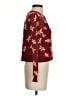 better / together 100% Polyester Print Burgundy Pullover Sweater Size XS - photo 4