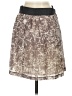 Ann Taylor LOFT 100% Polyester Camo Brown Casual Skirt Size XS - photo 2