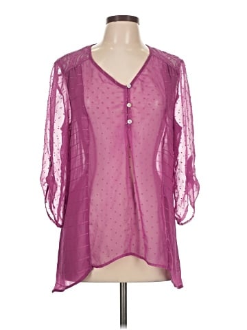 Figueroa & Flower 3/4 Sleeve Blouse (view 1)