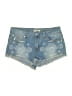 Harmony + Havoc Stars Blue Denim Shorts Size 11 - photo 1