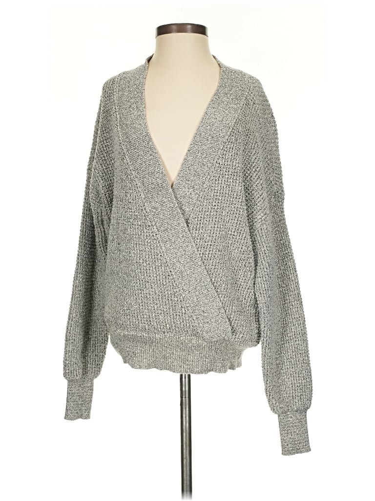 Pre-owned Astr Cardigan Sweater In Gray
