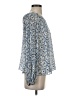 ON YOU 100% Polyester Blue 3/4 Sleeve Blouse Size S - photo 4